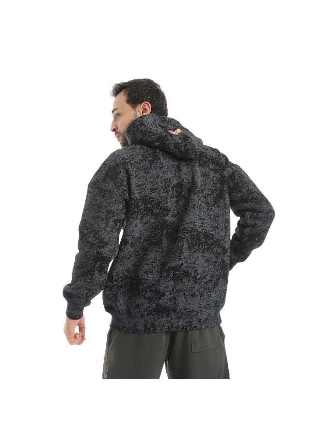 Defect Men's printed hoodie - Image 3